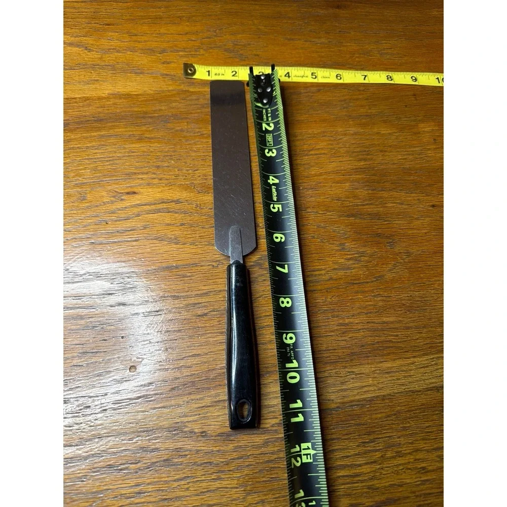 Ekco Vintage Icing Spatula Stainless Steel Black Handle Made in USA 11.5 Inch